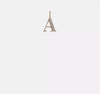 14K Yellow Gold Initial Monogram Letter Diamond Pendant