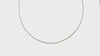 14k Yellow Gold Omega Chain Chocker Necklace, 2mm