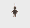 14K Yellow Gold Boy's Silhouette Charm Engravable Pendant