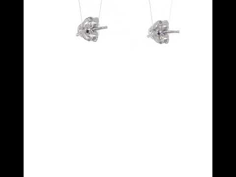 14k Gold Round VS/SI GH Lab Grown Diamond 3 Prong Martini Stud Post Earrings