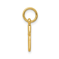 14K Yellow Gold Small Cross Charm Pendant, 8x18mm fine designer jewelry for men and women