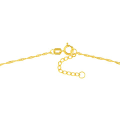 Sterling Silver Dolphin Ankle Bracelet, 10 Inch, Adjustable Chain