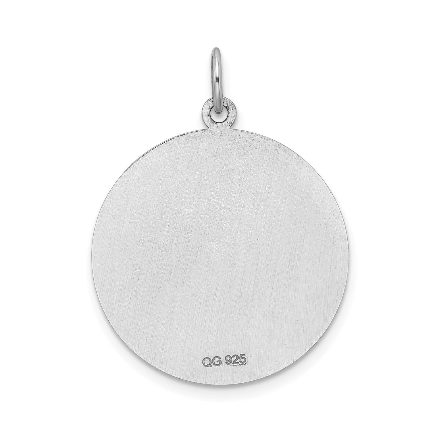 Sterling Silver Medical Alert Disc Pendant, 25mm - JewelryAffairs