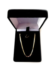 10k Yellow Gold Mariner Link Chain Bracelet, 1.2mm