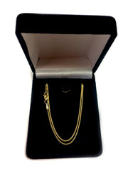 10k Yellow Gold Wheat Chain Necklace, 1.0mm - JewelryAffairs