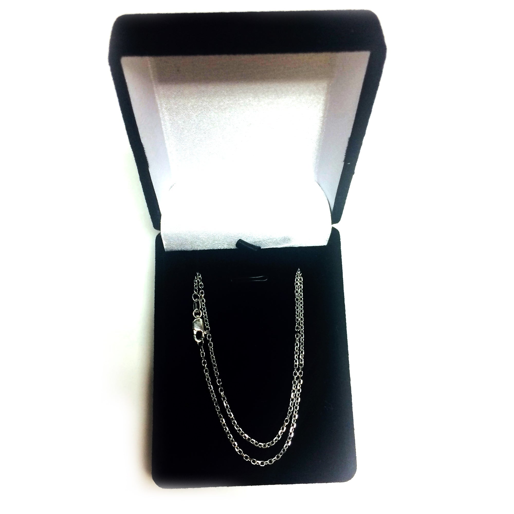 14k White Gold Forsantina Chain Necklace, 1.9mm - JewelryAffairs