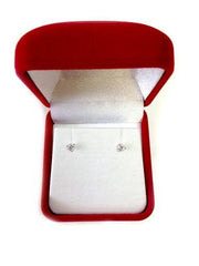 14k White Gold Round Diamond Stud Martini Earrings (0.25 cttw F-G Color, SI2 Clarity)