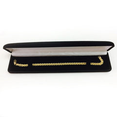14K Yellow Gold Filled Round Franco Chain Bracelet, 6.0mm, 8.5" - JewelryAffairs