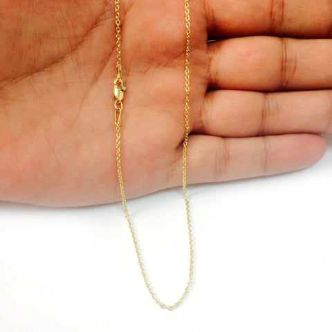 14k Yellow Gold Forsantina Chain Necklace, 1.5mm