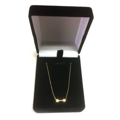 14K Yellow Gold Mini Arrow Pendant Necklace, 16" To 18" Adjustable fine designer jewelry for men and women