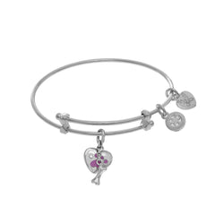 Paw Print And Bone Charms Adjustable Bangle Girls Bracelet - JewelryAffairs
