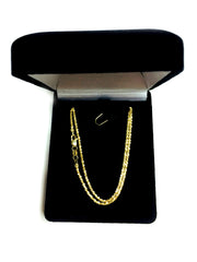 10k Yellow Gold Sparkle Chain Necklace, 1.5mm