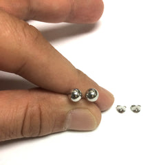 Sterling Silver Ball Stud Earrings